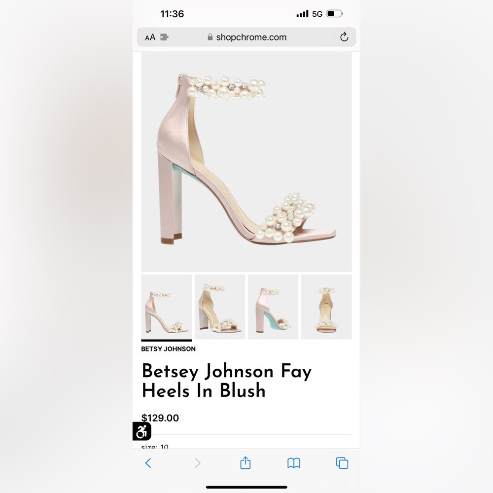 Betsy Johnson wedding shoes New